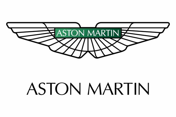 Эмблема автомобиль Aston Martin английского производителя