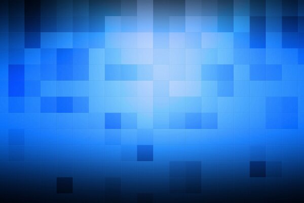 Fifty shades of blue squares