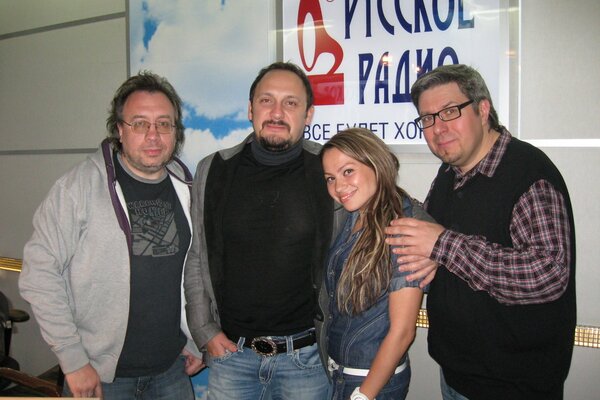 Singer Stas Mikhailov on Russian radio