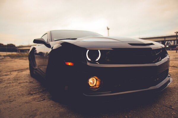 Chevrolet camaro in Schwarz