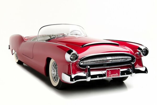 Roter Oldtimer-Cadillac