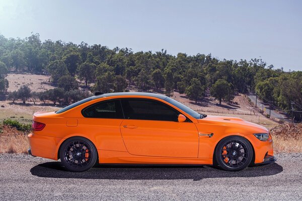 Arancione M3 E92 bmw tuning ruote