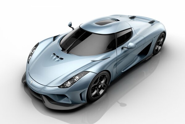 Beautiful car koenigsegg regera 2015