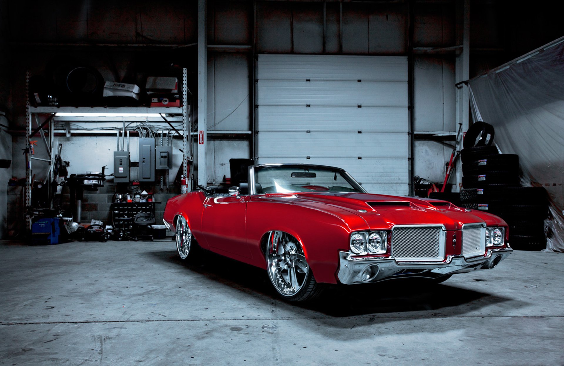 1971 oldsmobile machete supremo rosso