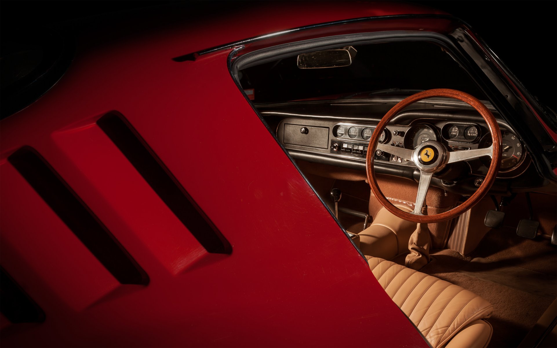 ferrari 275 gtb vintage classique intérieur