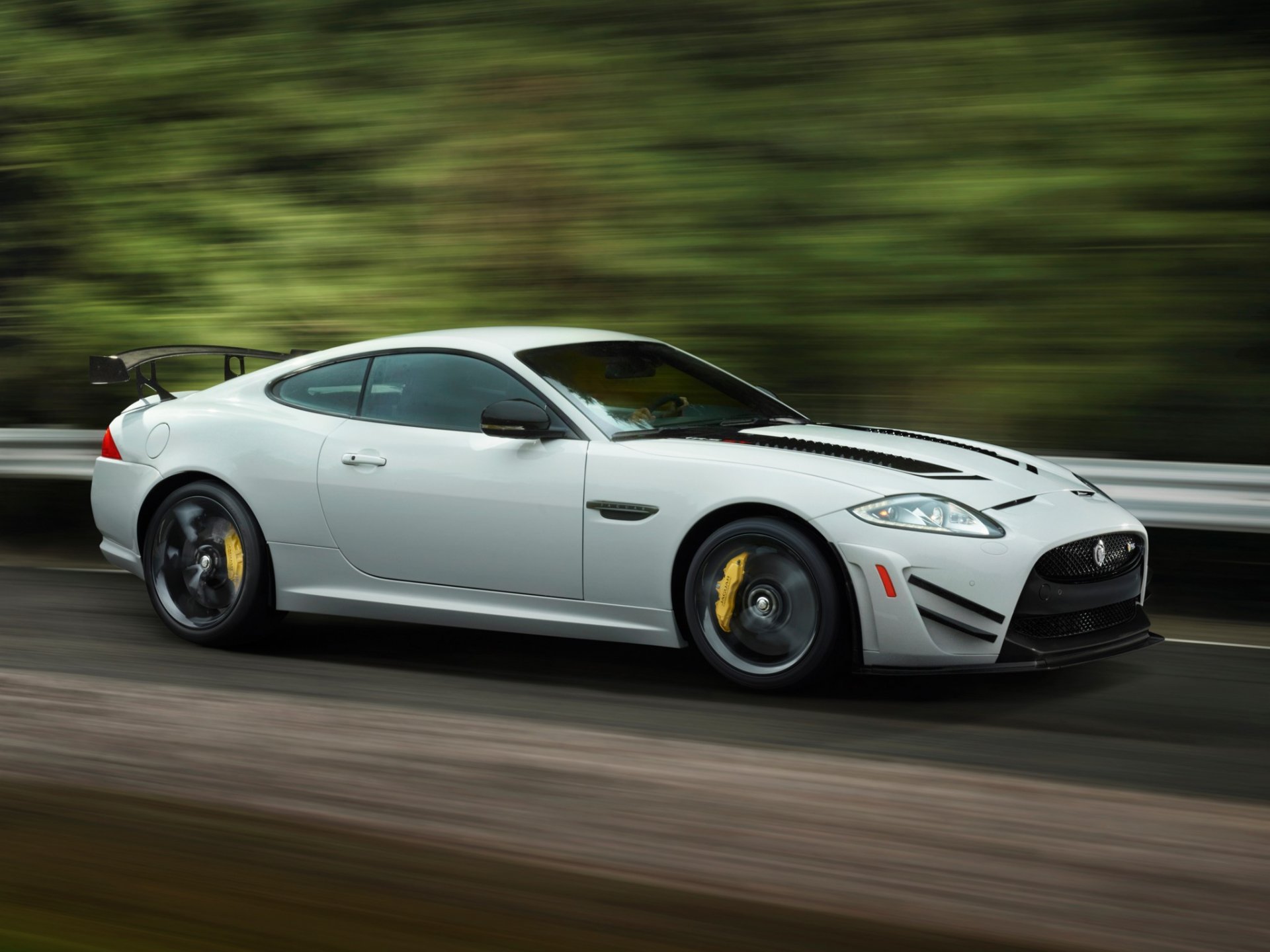 jaguar xkr-s gt voiture vitesse route