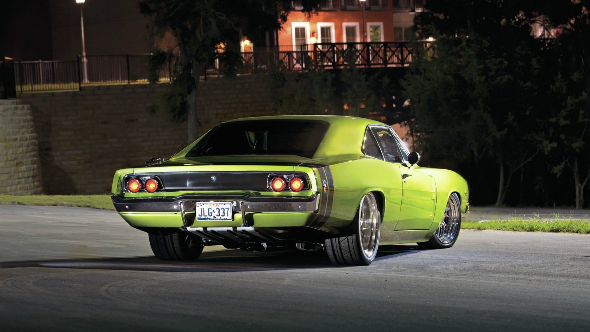 esquivar cargador 1968 verde noche dodge