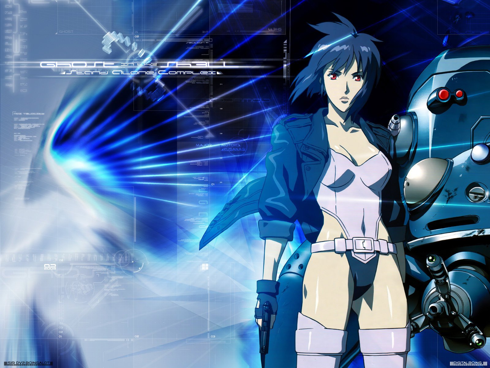 tachikoma ghost in the shell gits ghost in the shell motoko cyborg división 9 dibujos chicas