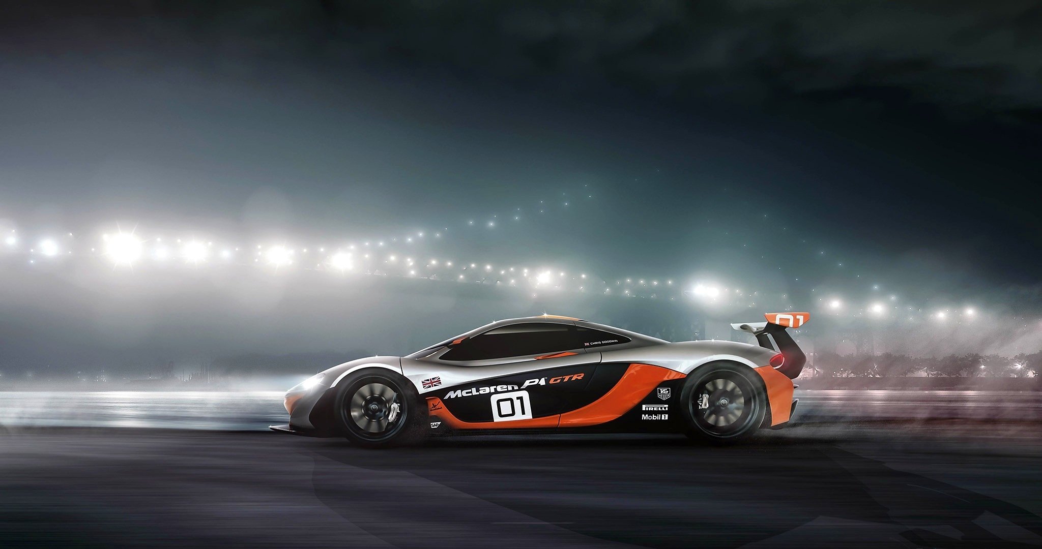 mclaren p1 gtr profilo ranier anteriore