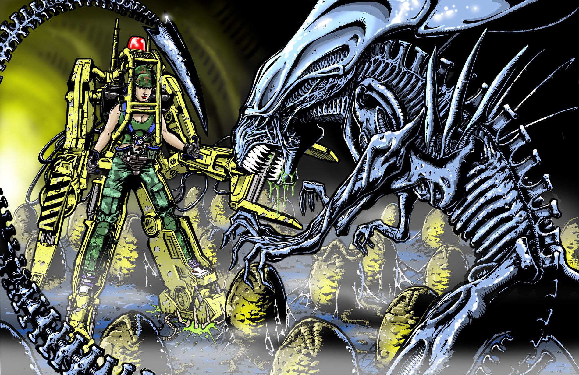 alien queen alien reina cargador alien xenomorph xenomorph marine batalla ficción