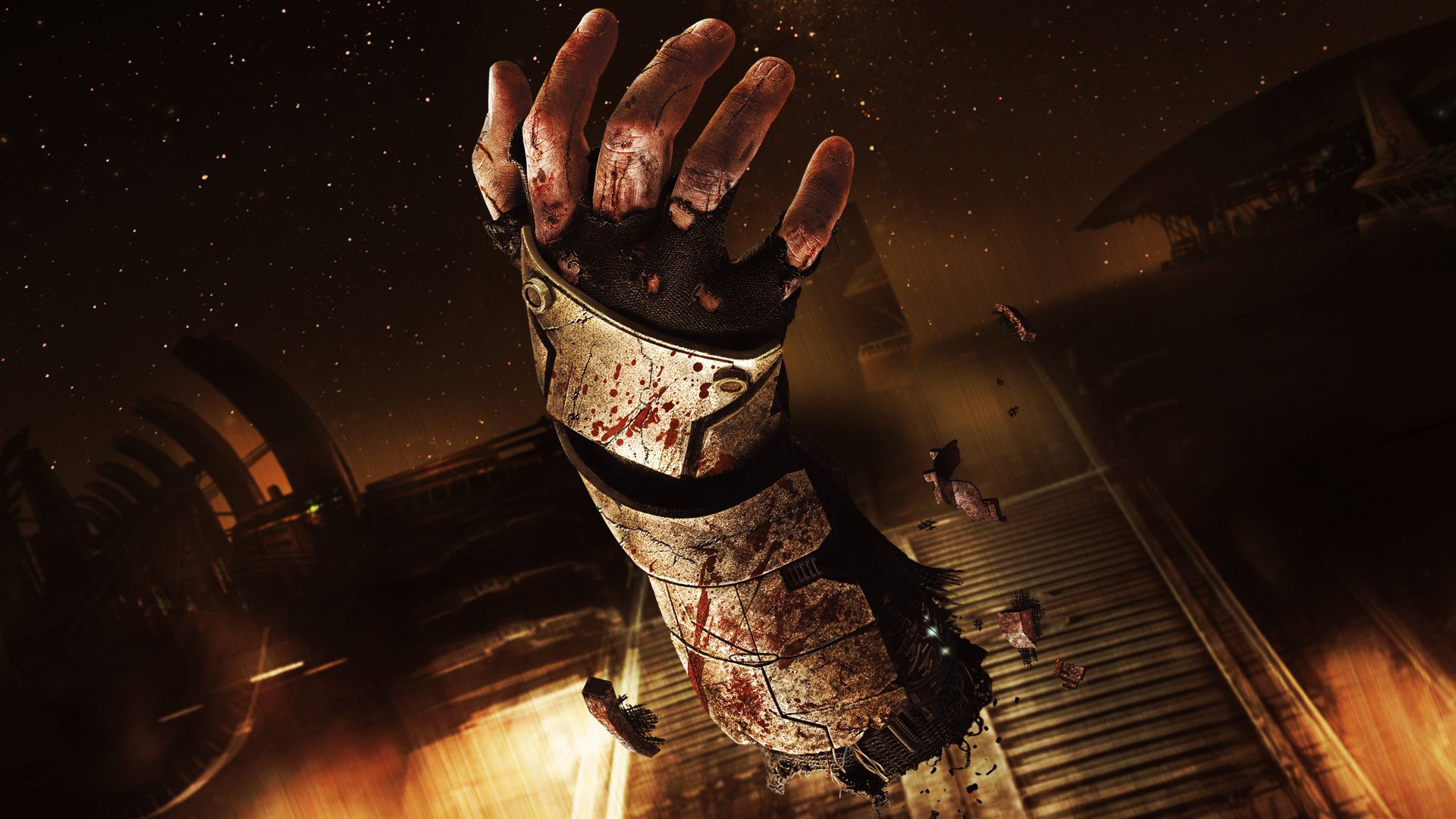 dead space hand the wreckage weightlessness fantasy