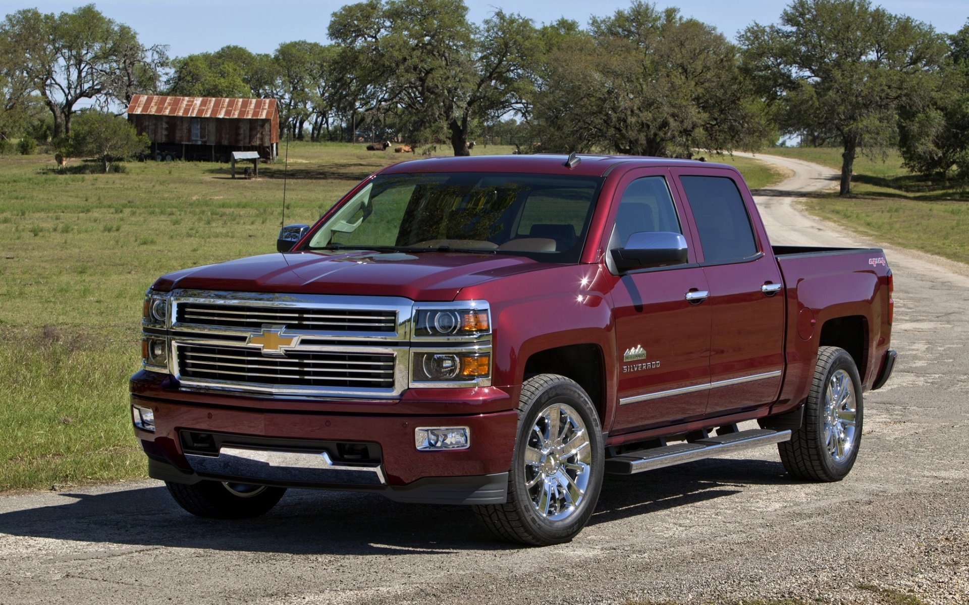 chevrolet silverado high country crew cab chevrolet silverado pick-up route arrière-plan