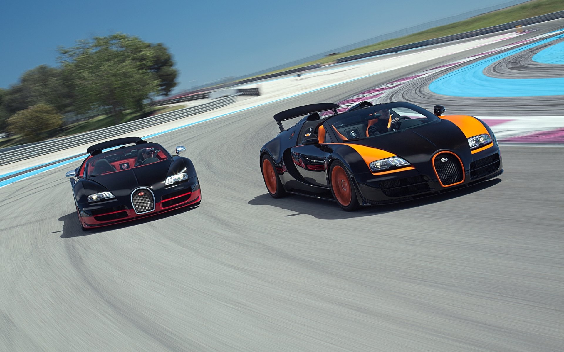 bugatti veyron grand sport roadster vitess et wrc édition bugatti veyron supercar piste de course avant