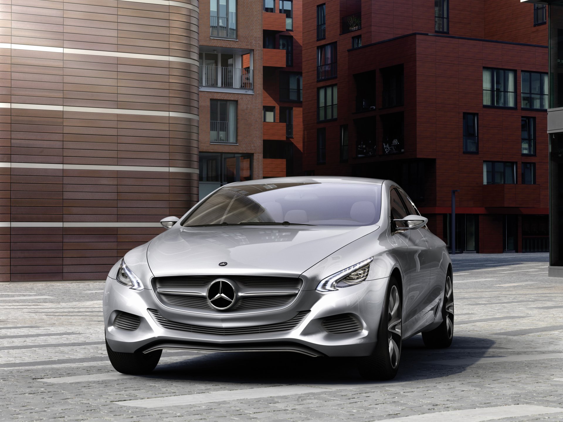 car mercedes benz f800 concept machine road building