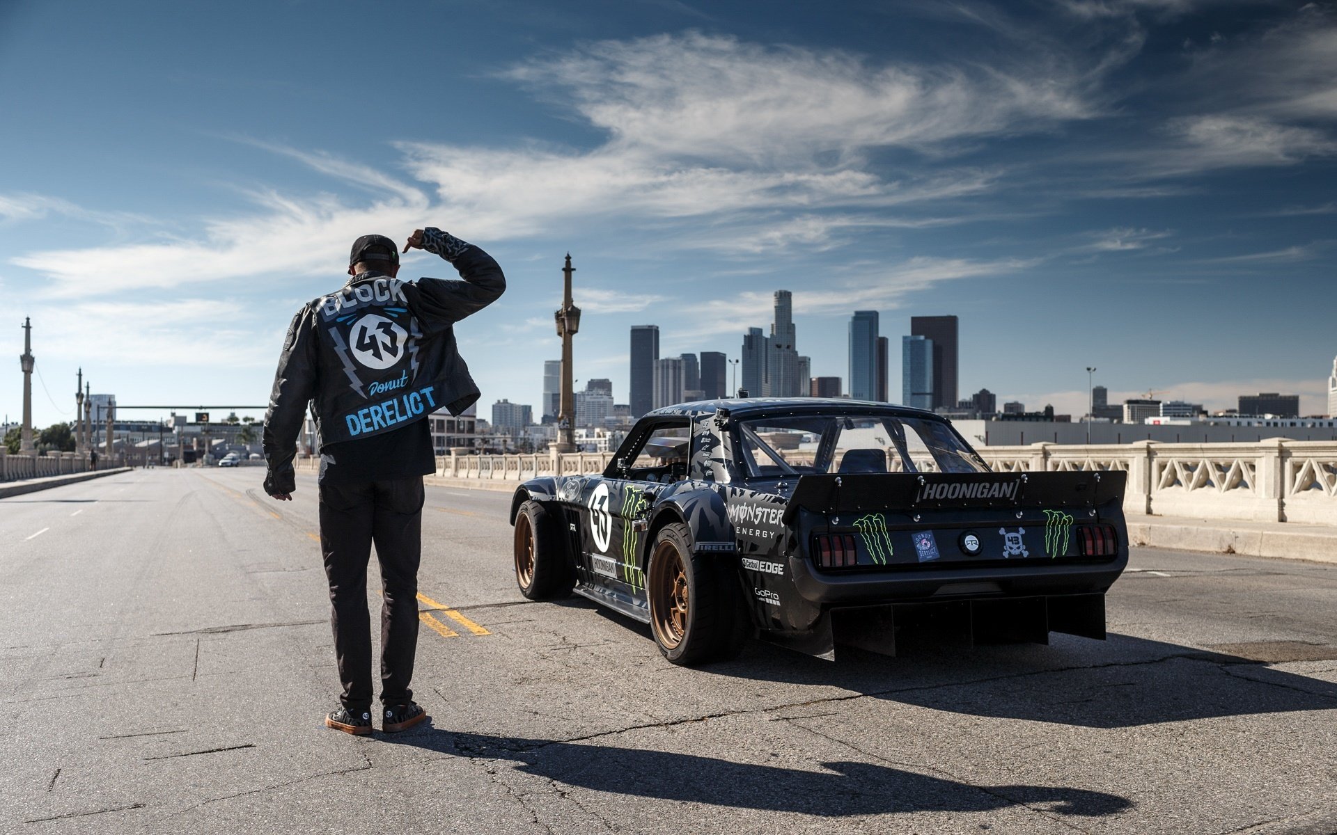 ford mustang rtr 1965 hoonicorn 845 cv gymkhana siete trasero ken bloque los ángeles