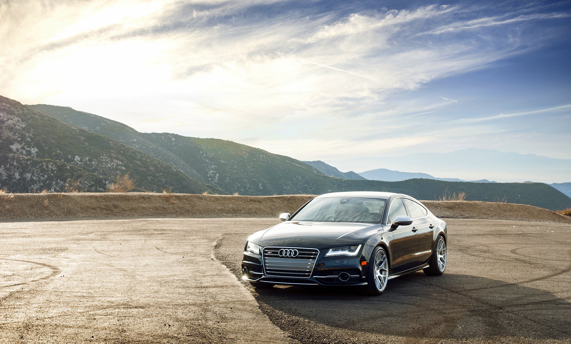 audi s7 black front wheels audi black mountain