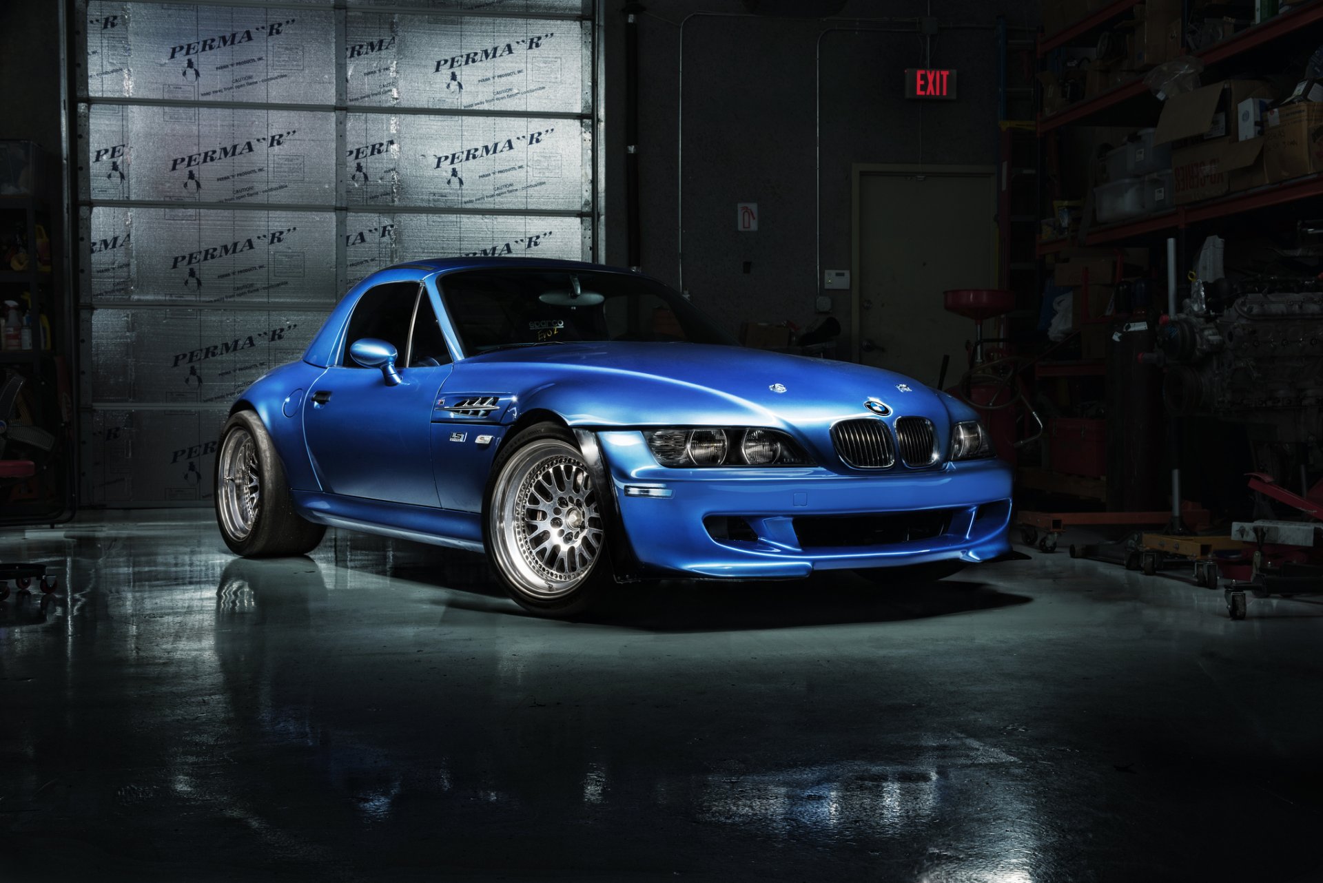 bmw z3 m blu bmw blu anteriore