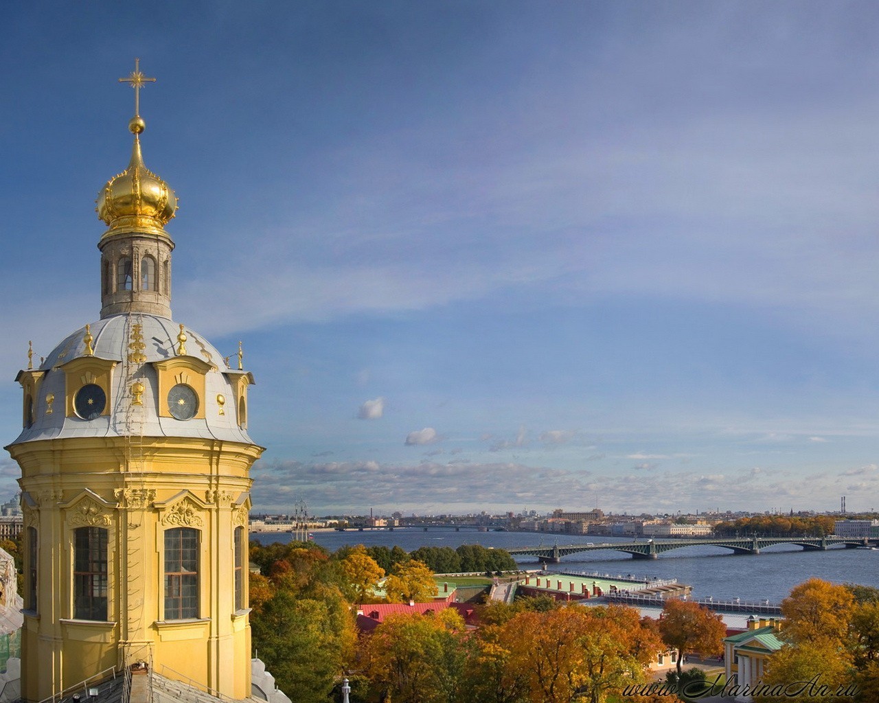 peter st. petersburg herbst brücke