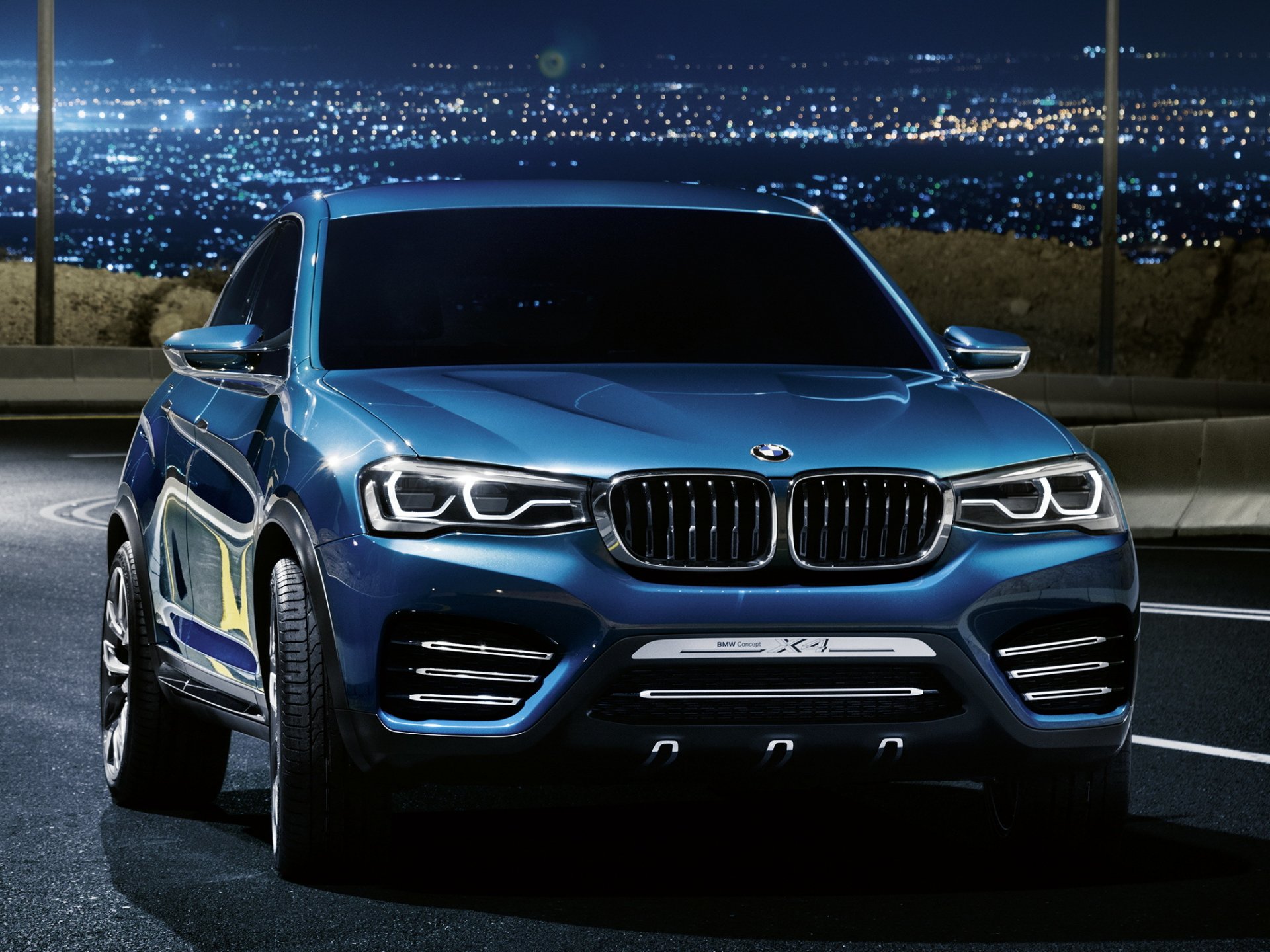 bmw x4 concetto potente anteriore fari bmw