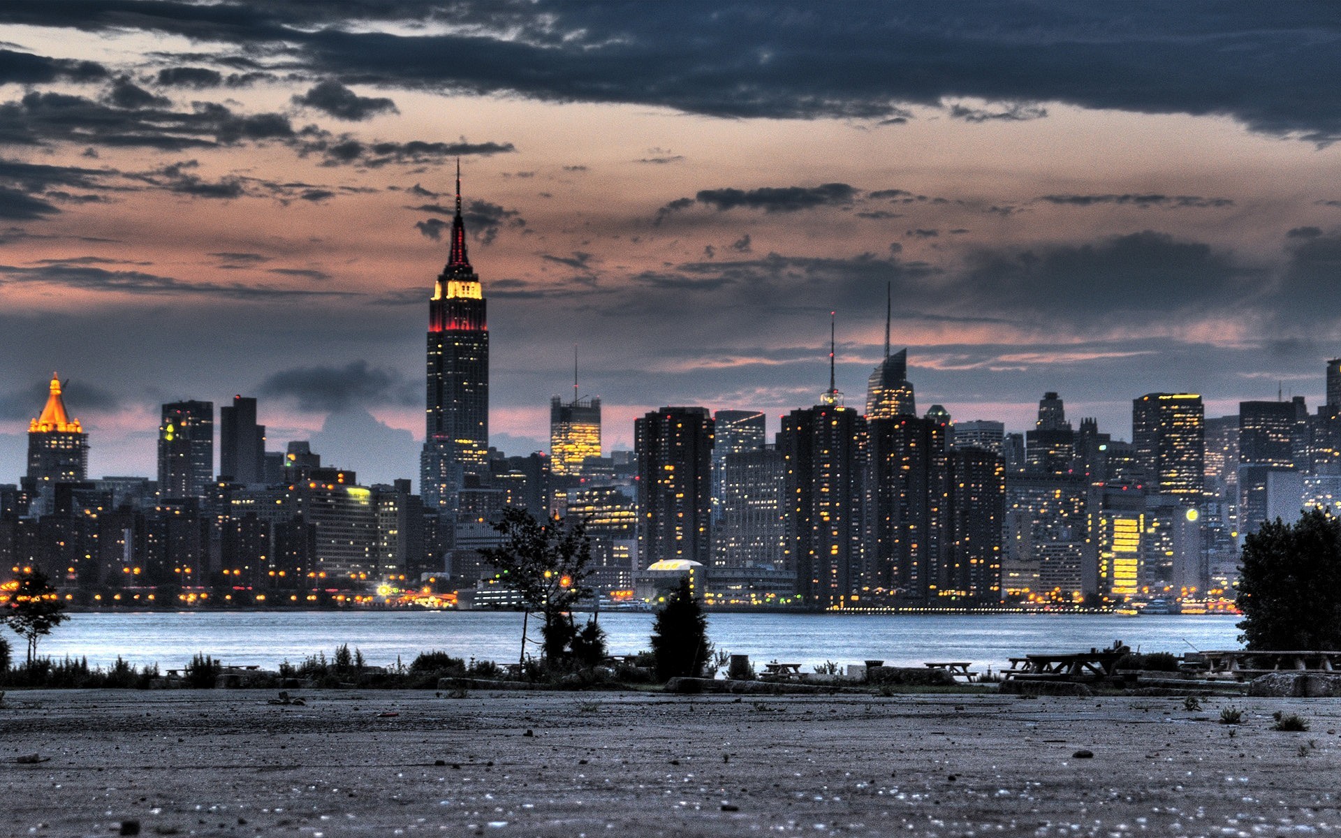 new york gratte-ciel bâtiments hdr