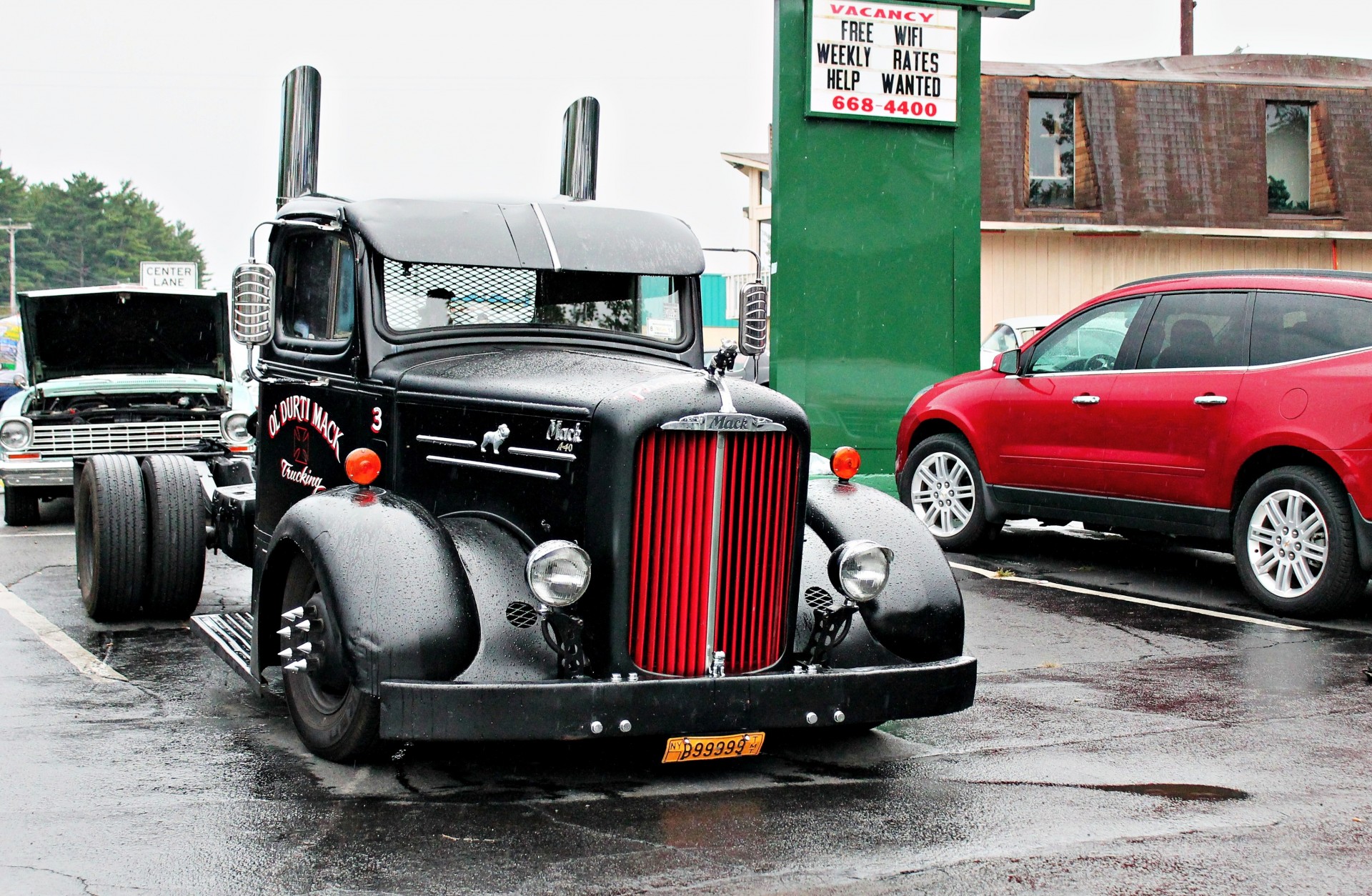 alt lkw mohn klassisch