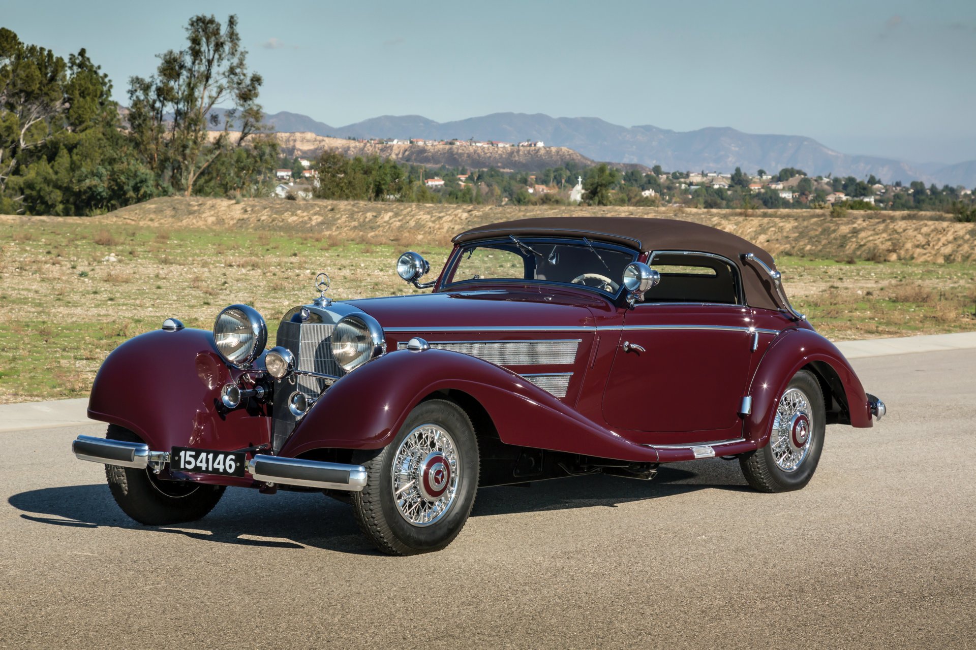 mercedes-benz 540k cabriolet a 1937 mercedes convertible front