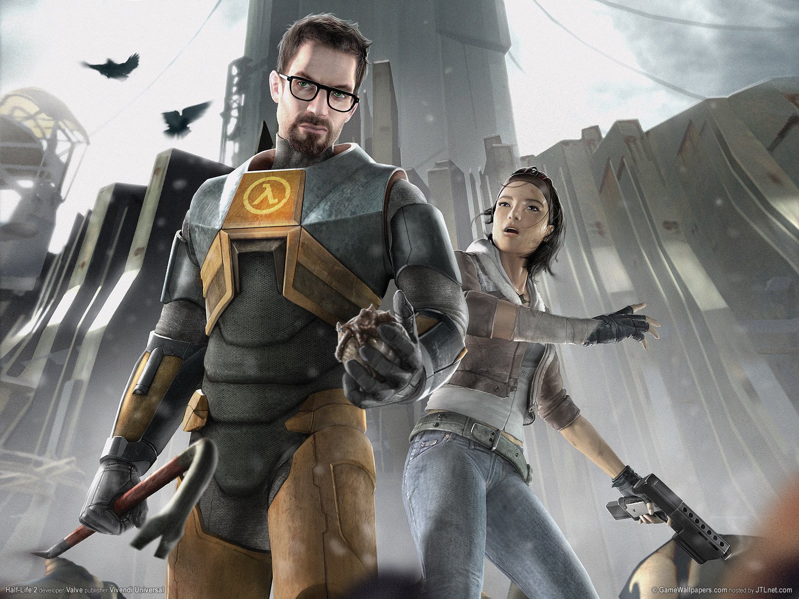 half-life 2 gordon freeman alix city-17 city-17 dessins anime