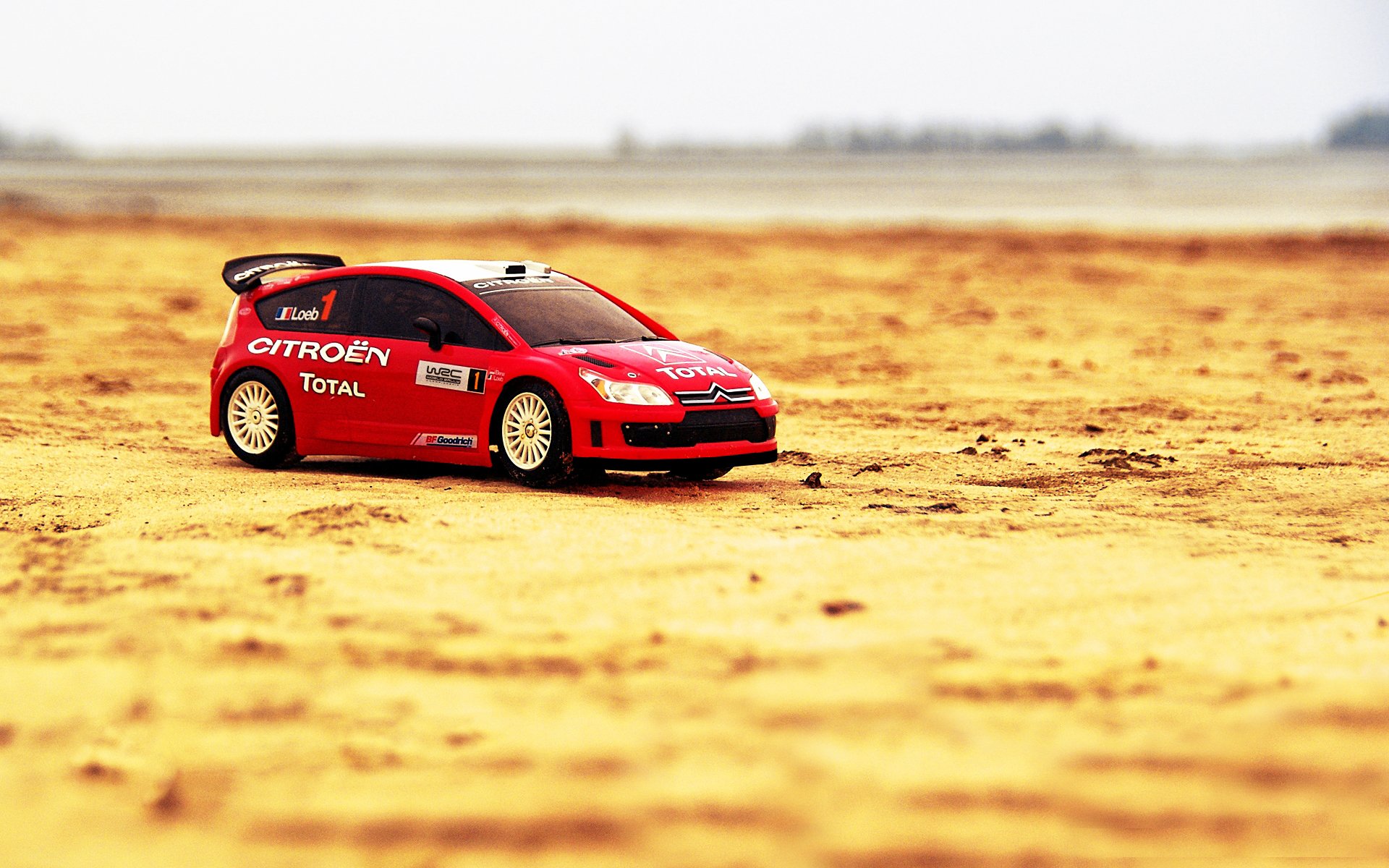 citroen c4 wrc rally rally coche deporte rojo arena