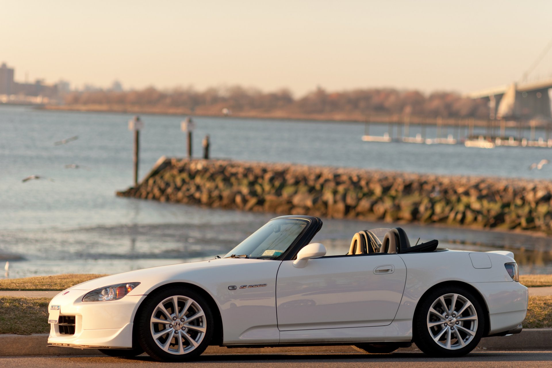 honda s2000 blanc cabriolet