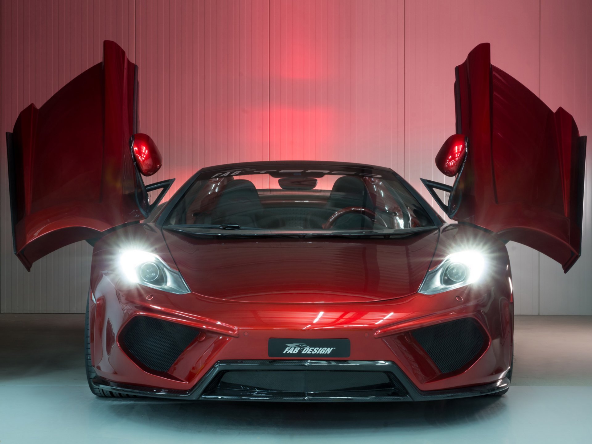 fab design mclaren mp4-12c spyder przód tuning reflektory