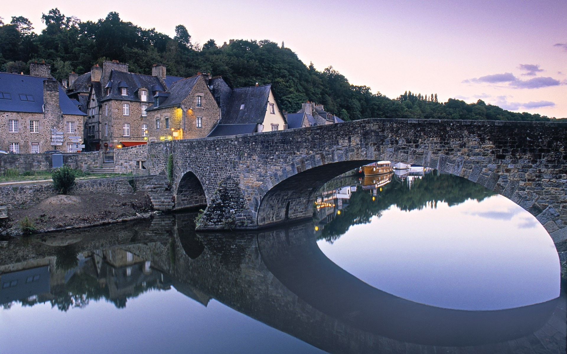 francia puente casas río