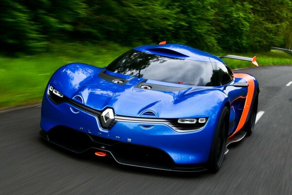 Renault Alpin Concept Car Wallpaper auf dem Desktop