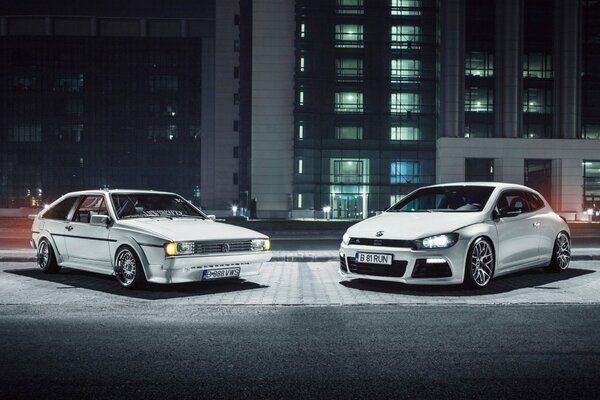 Evolution Volkswagen, blanc et encore blanc