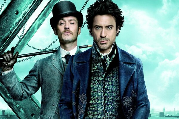 Robert Downey dans le film Sherlock Holmes