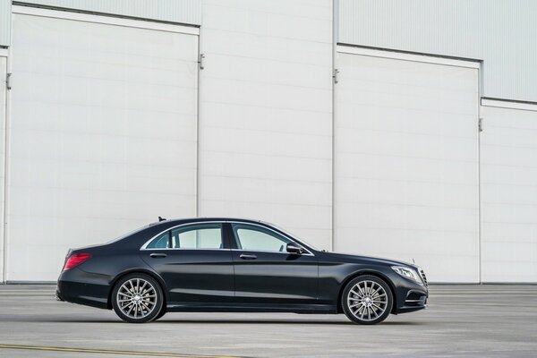 Black German Mercedes Benz Car