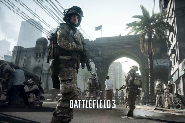 Campo di battaglia gioco battlefield 3