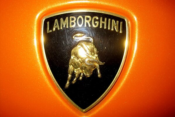 Emblema de Lamborghini, imagen en relieve del Toro