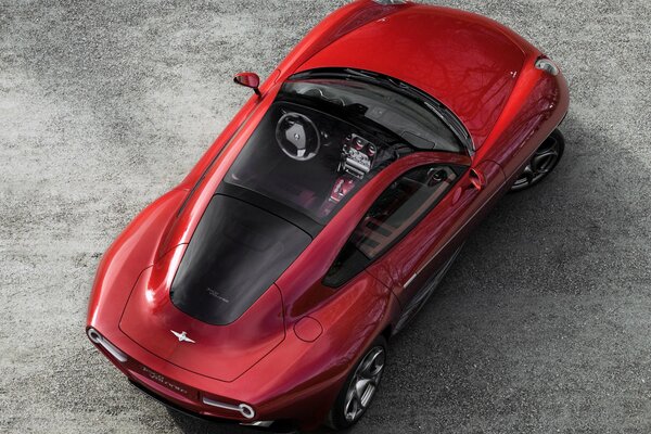 Volant alfa romeo top view