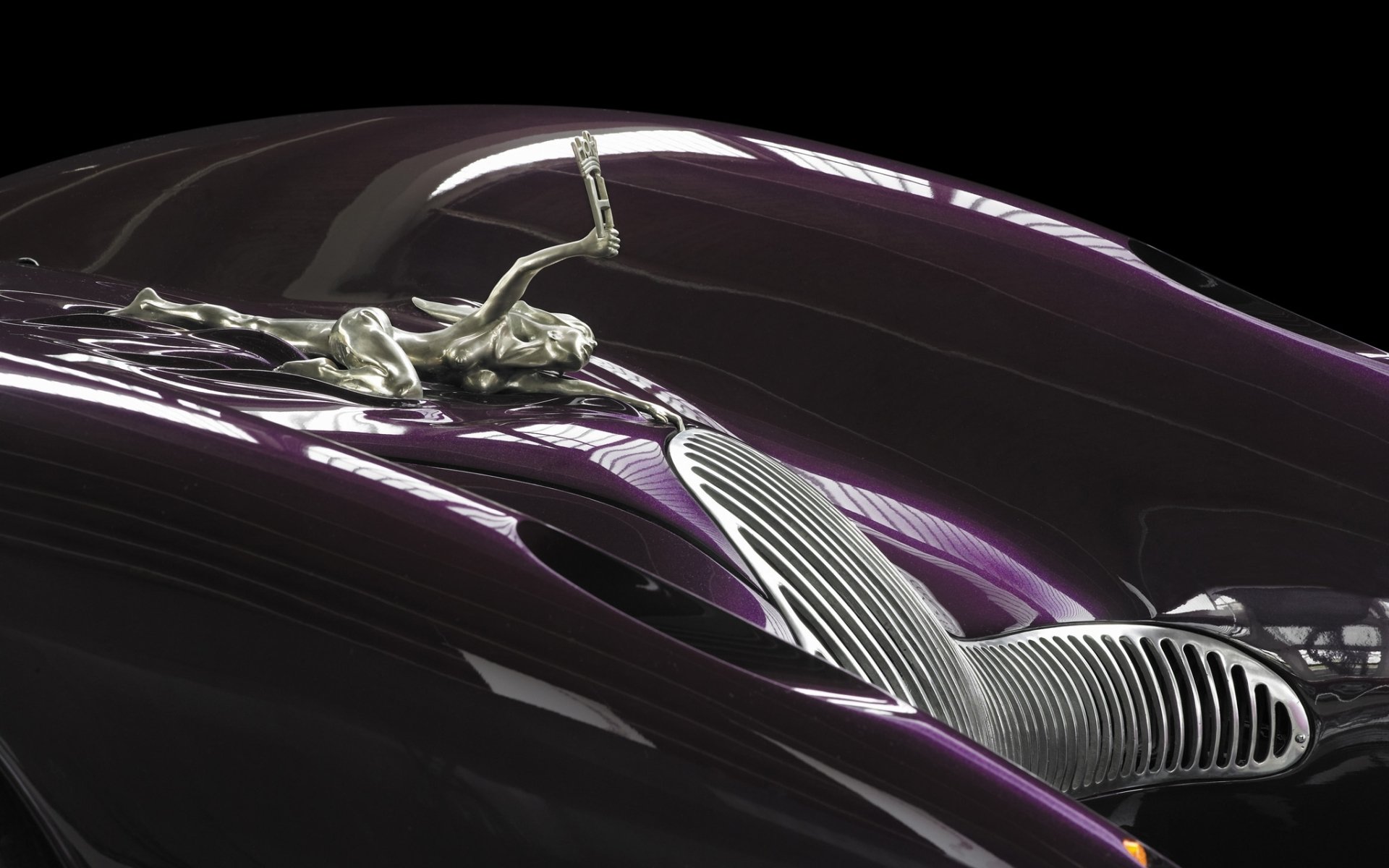 colani mega-roadster horch 1996 concept emblem background