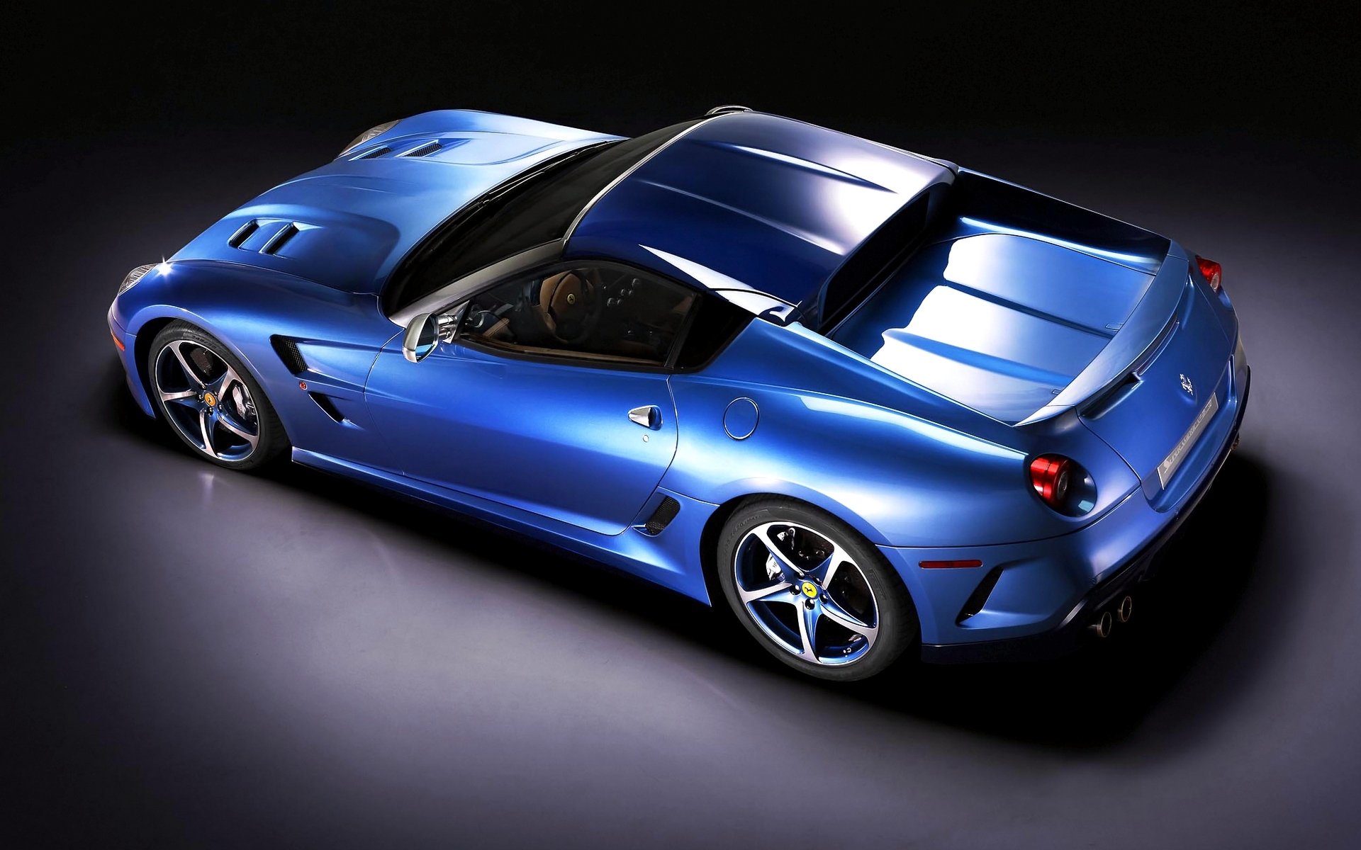 ferrari superamerica coche azul coche deportivo ferrari coche