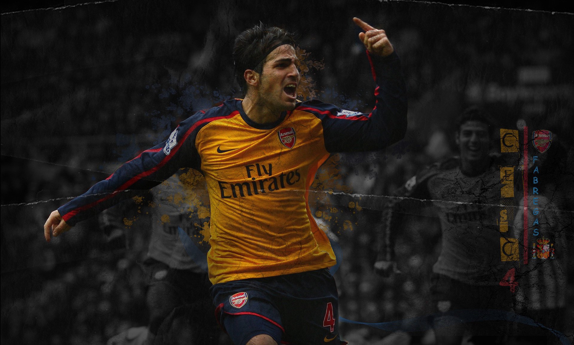 cesc fabregas sport rado sfondi di calcio cesc fabregas club sport arsenal wallpapers arsenal football clubs calcio gioia urlo uomini