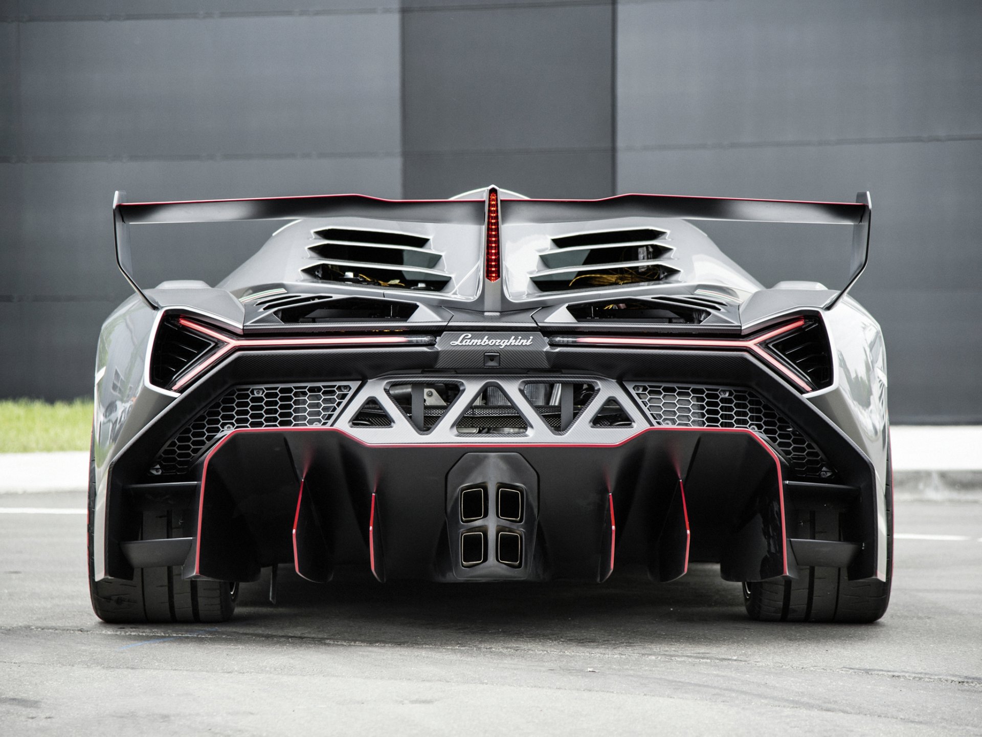 lamborghini veneno supersamochód auto samochód tył