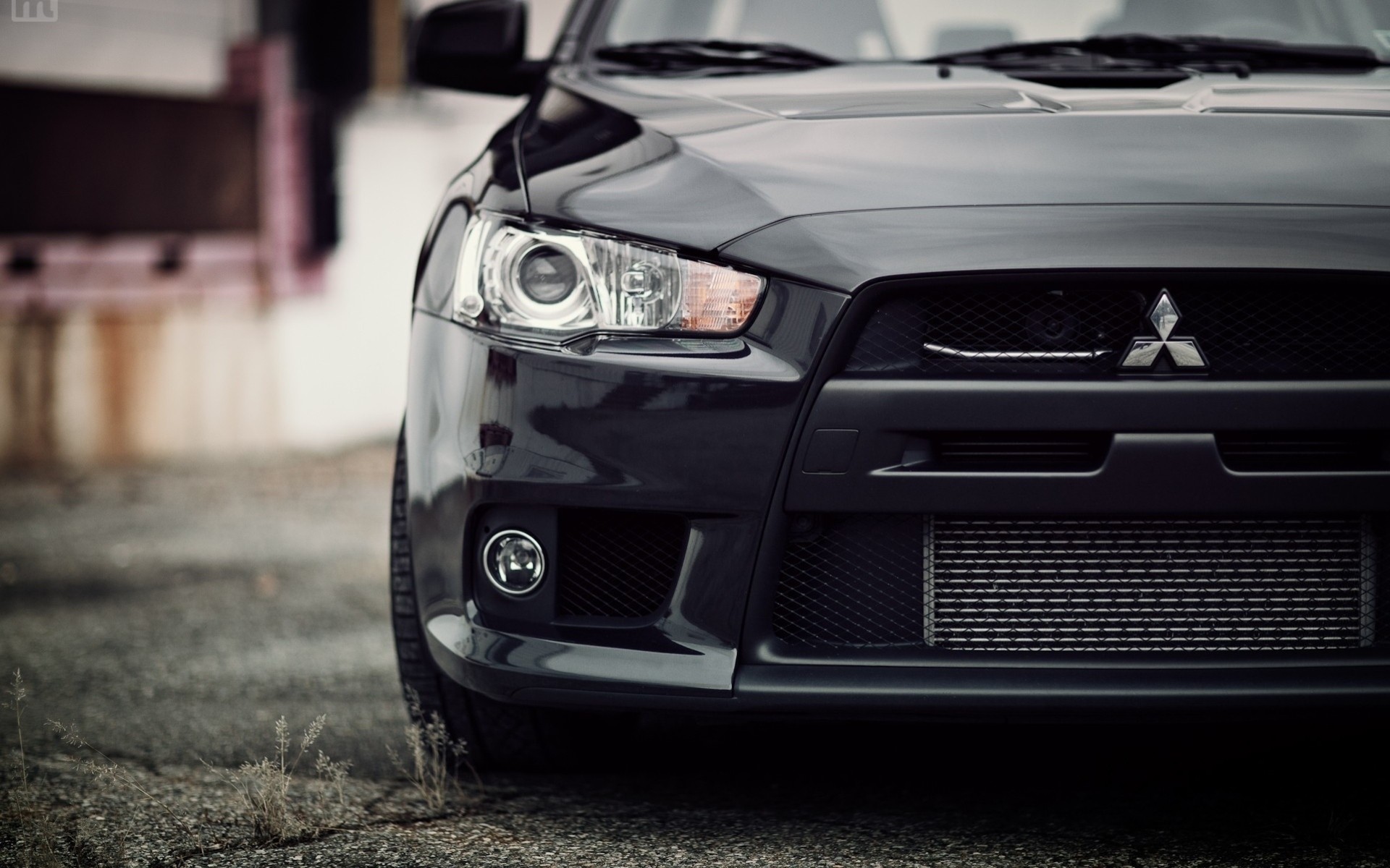 evolution noir voiture auto mitsubishi evo 10