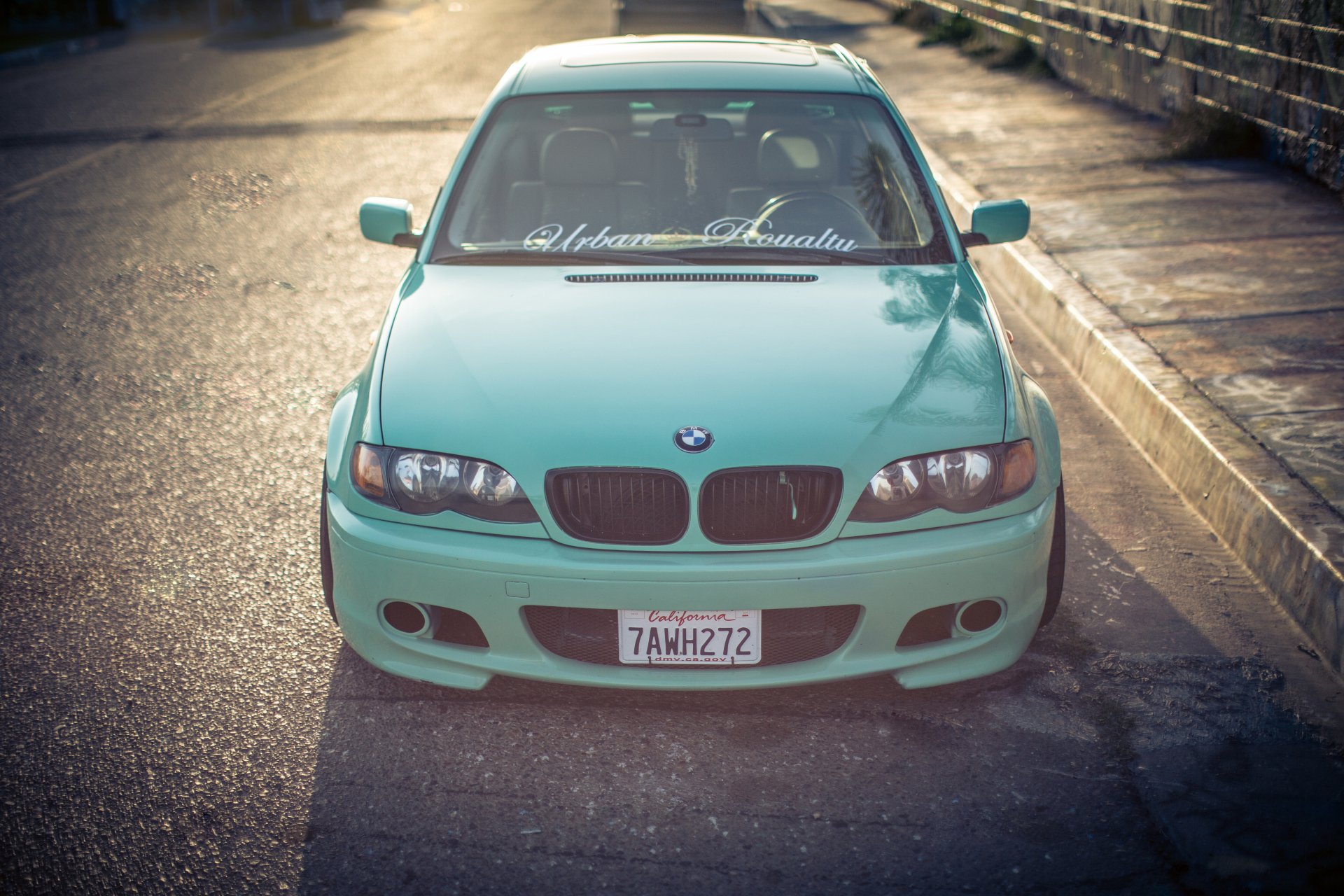 bmw e46 325i serie 3 bmw llantas posición triple tuning frente faros parachoques capó