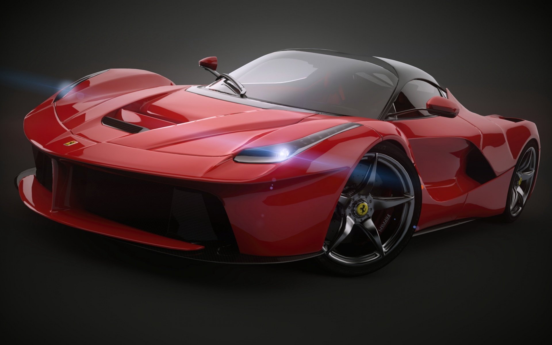 ferrari laferrari красные 2014