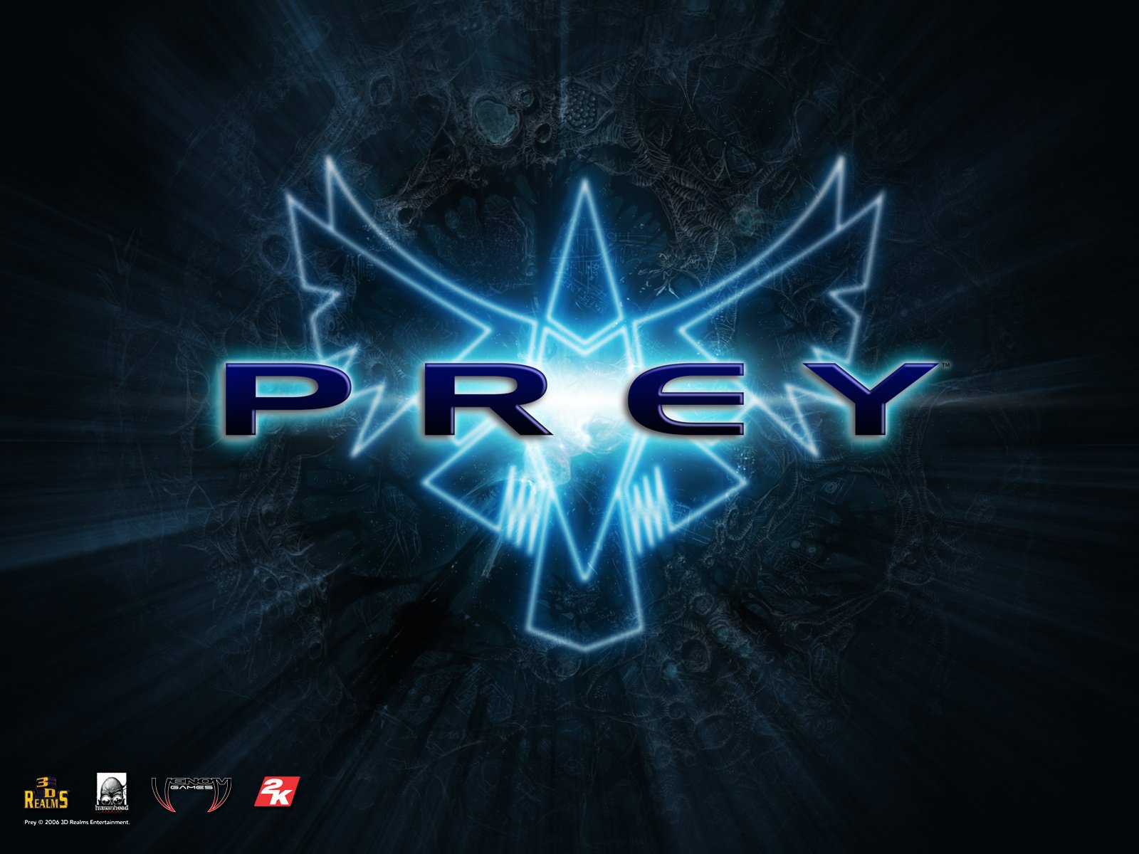 prey simbolo uccello neon luce emblemi