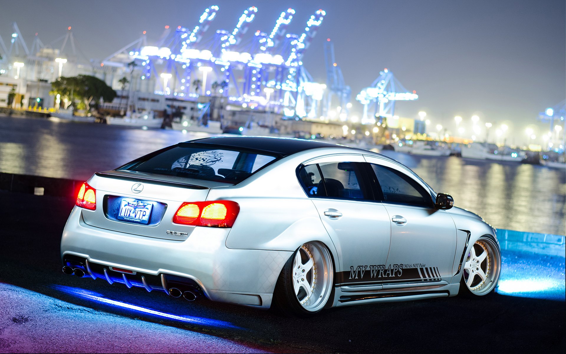 lexus gs300 lexus tuning stance car gs night