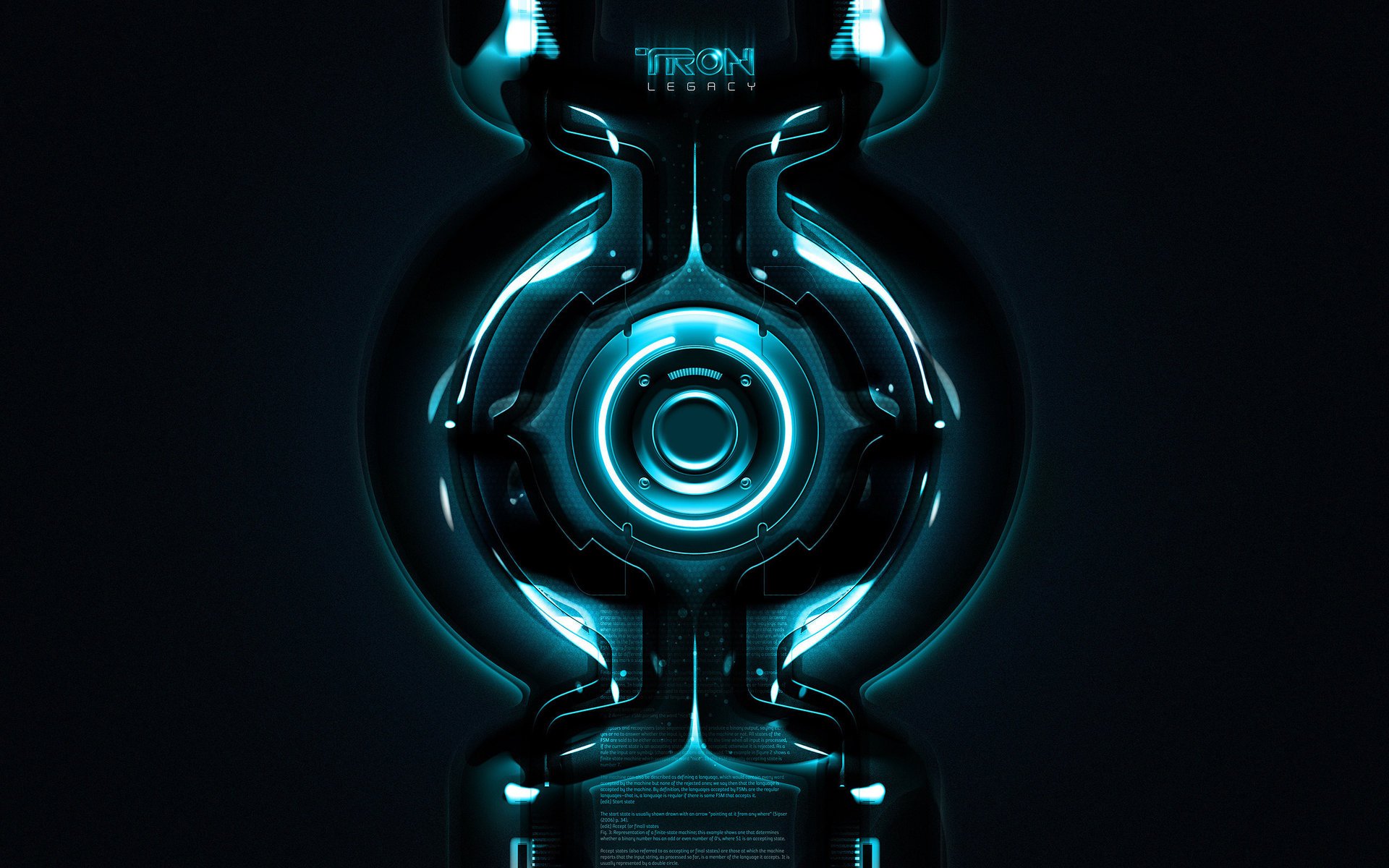 tron tron film neon koło tron legacy led cyber cyber interfejs hi-tech