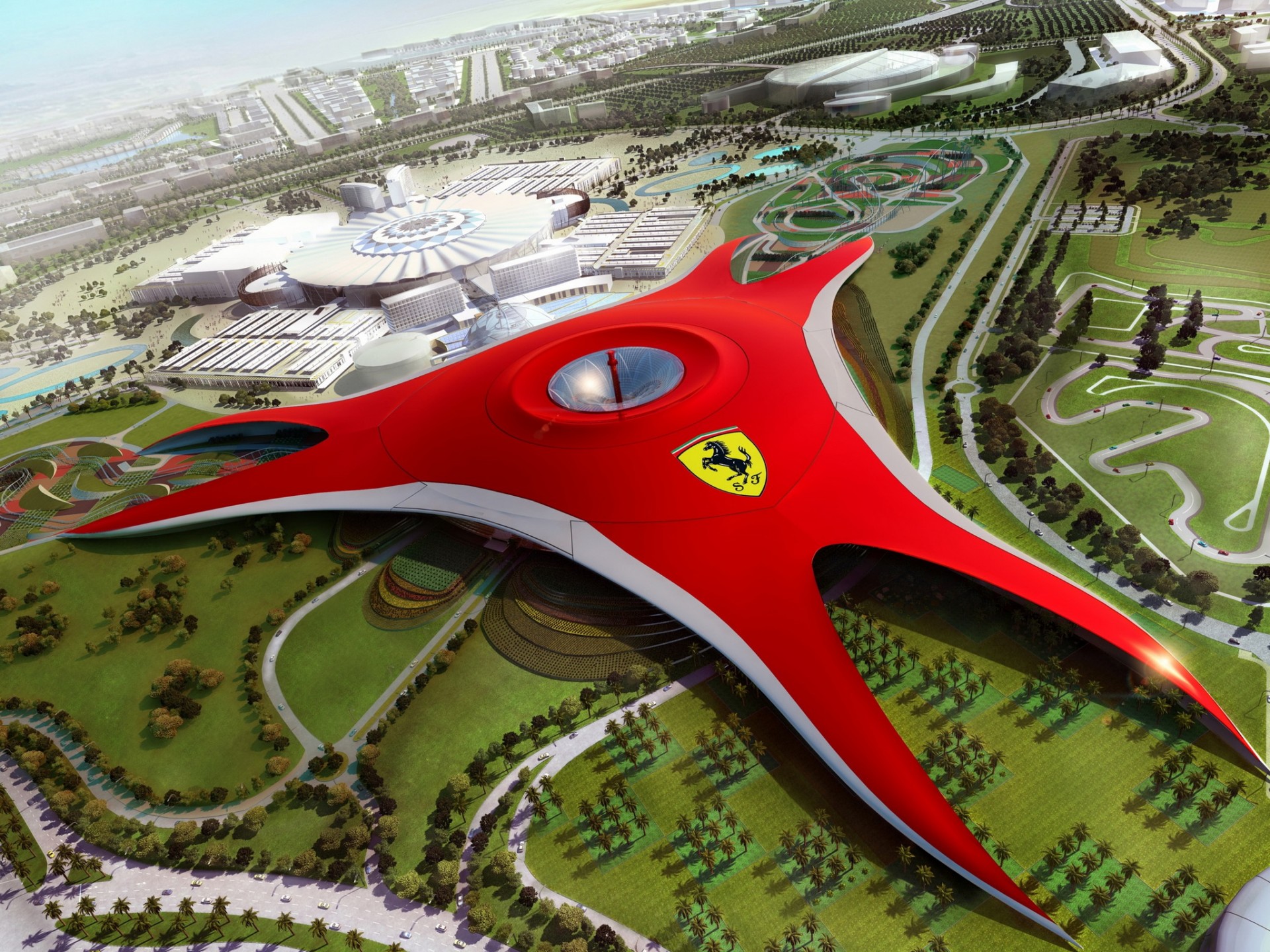 dubai ferrari world il futuro