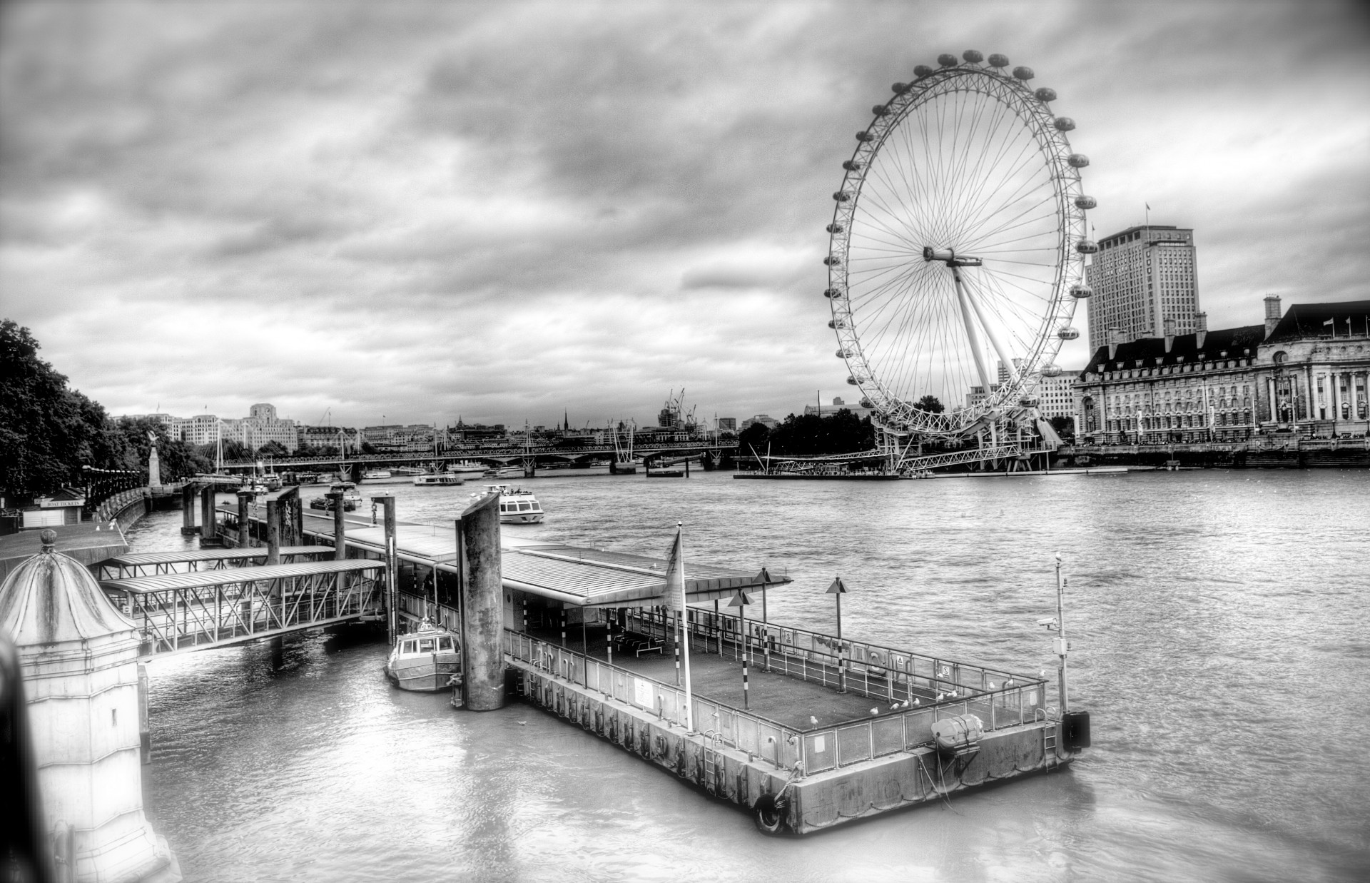 londres thames london eye